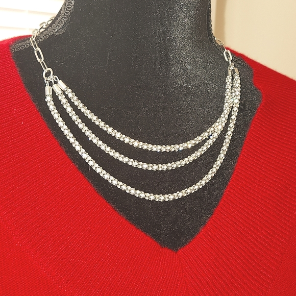 Red Long Sleeve Sweater - Picture 2 of 4